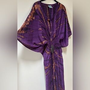 Bohemian style tie-dye one size dress